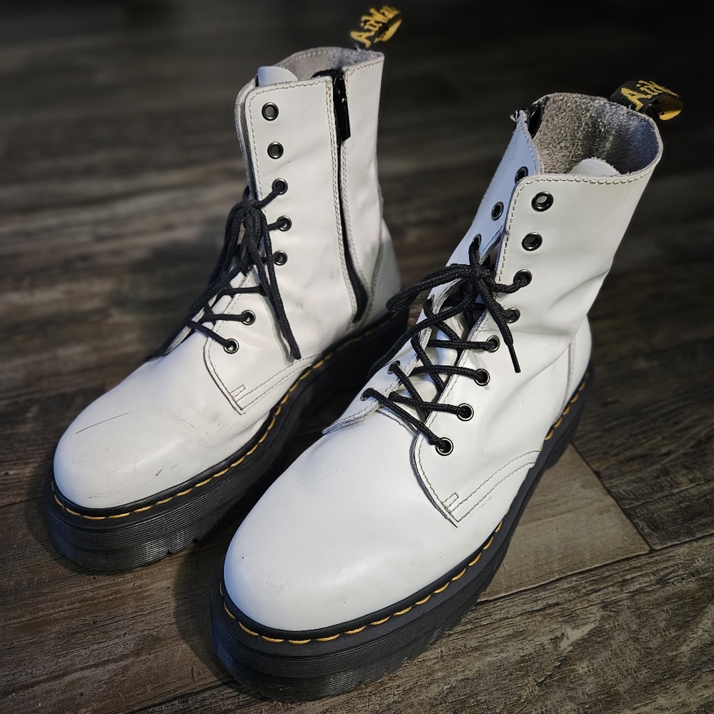 White Dr. Marten Boots (Jadons)